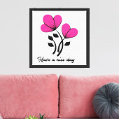 Prettige Dag Canvas Afdruk (Insitu (Woonkamer))