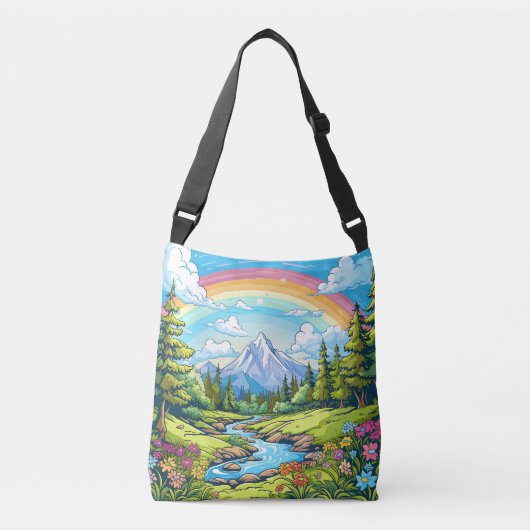 Prettige Dag Crossbody Tas (Voorkant)