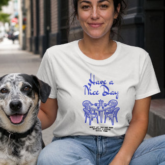 Prettige Dag Koffie Sociaal Evenement T-shirt