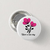 Prettige Dag Ronde Button 3,2 Cm (Voorkant /achterkant)