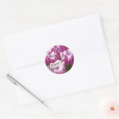 Prettige dag! stickers Paarse Tulp Bloemen (Envelop)