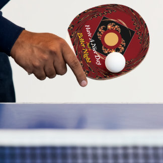 "Prettige Dag" Tafeltennisartikelen van Vibran Tafeltennisbatje