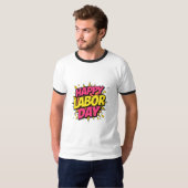 Prettige Dag van de Arbeid T-shirt (Voorkant volledig)