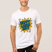 Prettige Dag van de Arbeid Tri-Blend Shirt (Voorkant)