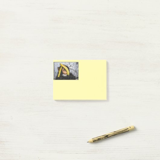 "Prettige dag!" van Happy Chimp Post-it® Notes (Op bureau)