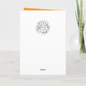 Prettige Dankdag Schrift Colossians Herfstblad Kaart (Achterkant)