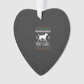 Prettige Dogma's Kersthond Vector Ornament (voorkant)