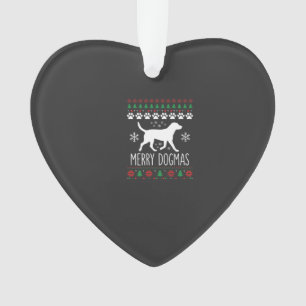 Prettige Dogma's Kersthond Vector Ornament