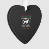 Prettige Dogma's Kersthond Vector Ornament (voorkant)