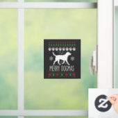 Prettige Dogma's Kersthond Vector Raamsticker (Huis)