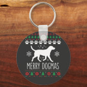 Prettige Dogma's Kersthond Vector Sleutelhanger (Voorkant)