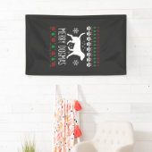 Prettige Dogma's Kersthond Vector Spandoek (Insitu)