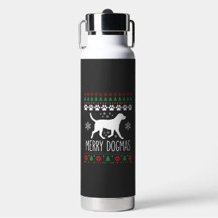 Prettige Dogma's Kersthond Vector Waterfles