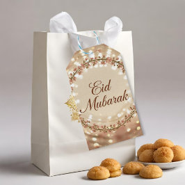 Prettige Eid Mubarak kaart Cadeaulabel
