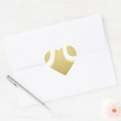 prettige feestdag hart sticker (Envelop)