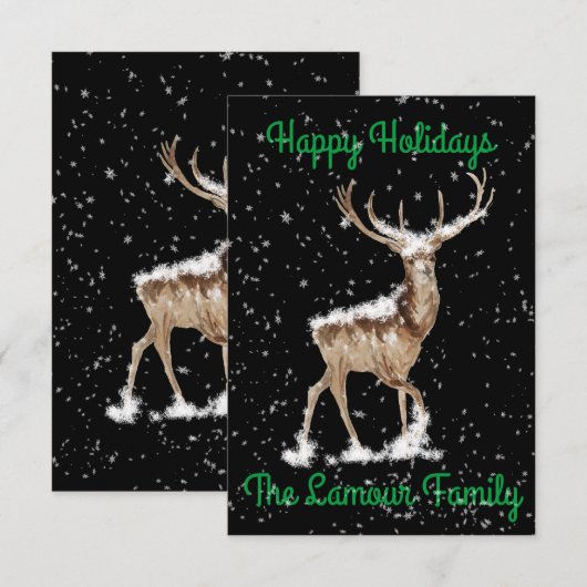 Prettige feestdagen (Voorkant / Achterkant)