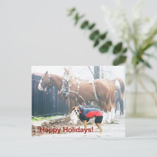 prettige feestdagen (Staand voorkant)