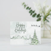  Prettige feestdagen (Staand voorkant)