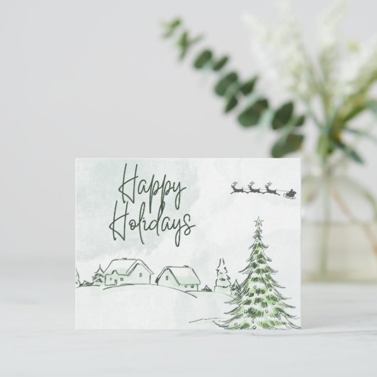  Prettige feestdagen (Staand voorkant)