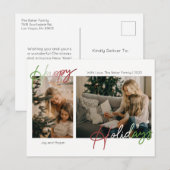 prettige feestdagen (Voorkant / Achterkant)