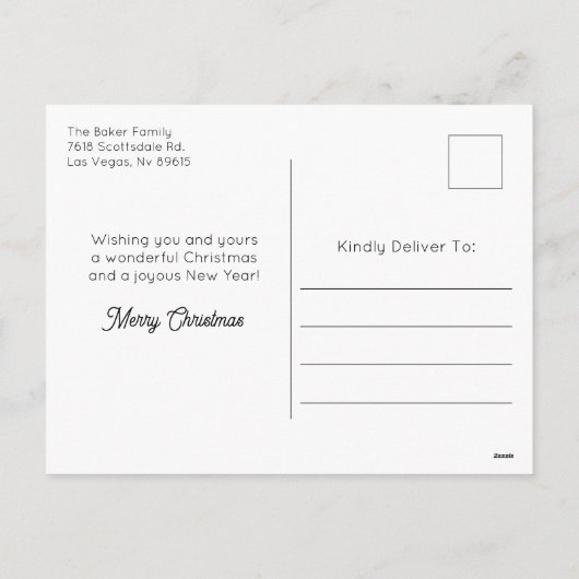 prettige feestdagen (Achterkant)