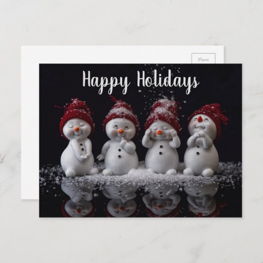 prettige feestdagen (Voorkant / Achterkant)