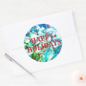 prettige feestdagen 11 BERRIES STICKER (Envelop)