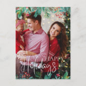 Prettige feestdagen 1 foto Kerstmis Groen (Voorkant)