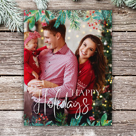 Prettige feestdagen 1 foto Kerstmis Groen