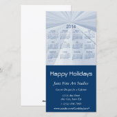 prettige feestdagen 2014 Zakelijke agenda Feestdagenkaart (Voorkant / Achterkant)