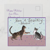 prettige feestdagen 2021 briefkaart (Voorkant / Achterkant)