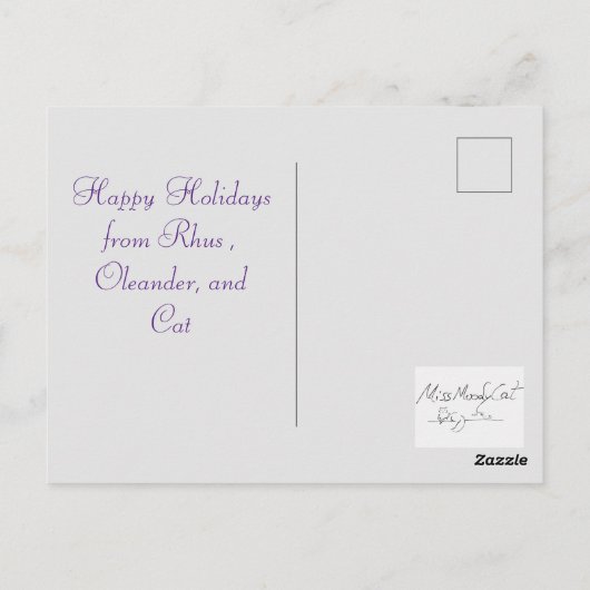 prettige feestdagen 2021 briefkaart (Achterkant)