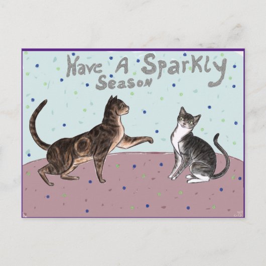 prettige feestdagen 2021 briefkaart (Voorkant)