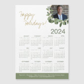 prettige feestdagen 2024 Kalender Vastgoed Foto (Voorkant)