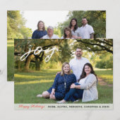 prettige feestdagen 2 Foto Joy Feestdagenkaart (Voorkant / Achterkant)