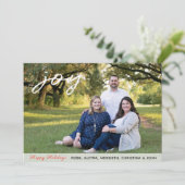 prettige feestdagen 2 Foto Joy Feestdagenkaart (Staand voorkant)