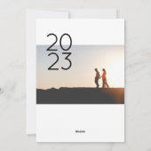 Prettige feestdagen ₩ 2-Photo Couple Feestdagenkaart (Achterkant)