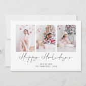 prettige feestdagen 3 Foto 2026 Kalender Kerstmis Feestdagenkaart (Voorkant)