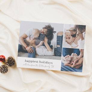 prettige feestdagen 3 Kerstmis met foto's Feestdagenkaart