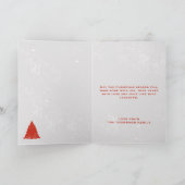 prettige feestdagen 4 Familiefoto's Collage Kerstm (Binnen)