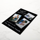 prettige feestdagen 4 Foto Collage Silver (Gedraaid)