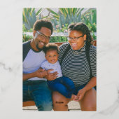 prettige feestdagen 4 Foto Collage Silver (Achterkant)