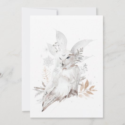 Prettige feestdagen 5 x 7 Kaart met enveloppen (Achterkant)