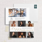 prettige feestdagen 6 Foto Business Holiday Card Feestdagenkaart