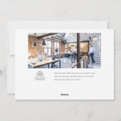 prettige feestdagen 6 Foto Business Holiday Card Feestdagenkaart (Achterkant)