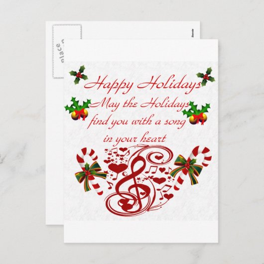 prettige feestdagen#9_ feestdagenkaart (Voorkant / Achterkant)