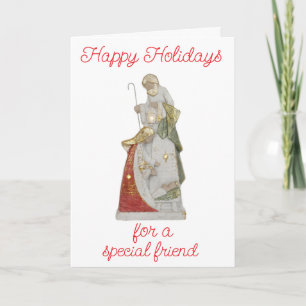 prettige feestdagen **** AAN EEN "SPECIALE VRIEND" Kaart