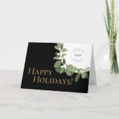 Prettige feestdagen Aangepast | Business Logo Gold (Voorkant)