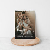 Prettige Feestdagen | Aangepast Elegant Script Fot Feestdagenkaart