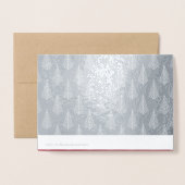 prettige feestdagen | Aangepast jaar Luxe Folie Ka Folie Kaarten (Met envelop)